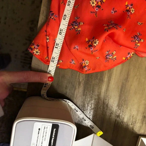 Free People Chic Red Floral Maxi Slip Dress - Picture 12 of 15